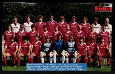 SSV Ulm Kicker Mannschaftsbild 1983-84 19xOriginal Signiert + G 39651