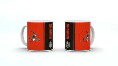 NFL Cleveland Browns Kaffeetasse Tasse Kaffeebecher Gridiron 4262438781234 330ml