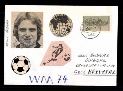 Helmut Kremers DFB Weltmeister 1974 Original Signiert + G 39730