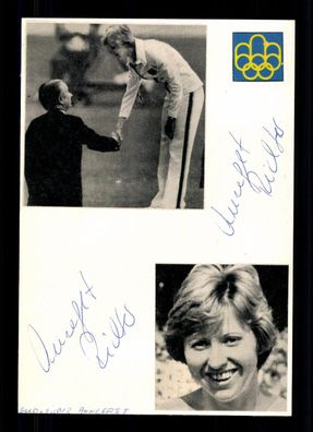 Annegret Richter Autogrammkarte Original Signiert Leichtathletik + A 230299