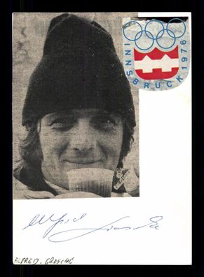 Alfred Grosche Original Signiert Skispringer + A 230322