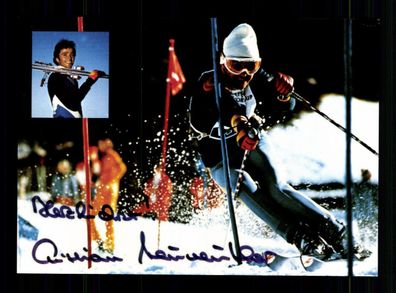 Christian Neureuther Autogrammkarte Original Signiert Skialpine + A 230339
