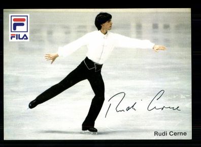 Rudi Cerne Autogrammkarte Original Signiert Eiskunstlauf + A 229487