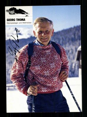Georg Thoma Autogrammkarte Original Signiert Skispringen + A 229601