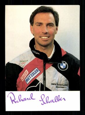 Richard Schalber Autogrammkarte Original Signiert Motorsport + A 229636