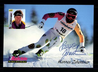 Hannes Zehentner Autogrammkarte Original Signiert Ski Alpine + A 229801