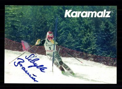 Sibylle Brauner Autogrammkarte Original Signiert Ski Alpine + A 229808
