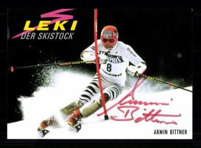 Armin Bittner Autogrammkarte Original Signiert Ski Alpine + A 229813