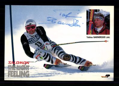 Tobias Barnerssoi Autogrammkarte Original Signiert Ski Alpine + A 229817