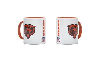 NFL Chicago Bears Kaffeetasse Tasse Kaffeebecher Double Logo 4262382080988 330ml