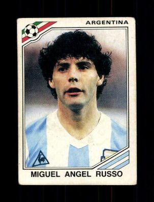 Miguel Angelo Russo Argentinien Panini Sammelbild Mexico 1986 OU + A 230188