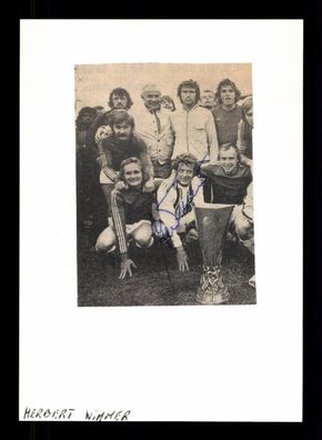 Herbert Wimmer DFB Weltmeister 1974 Original Signiert + A 230231