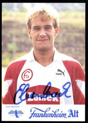 Oliver Ebersbach Fortuna Düsseldorf 1991/92 Original Signiert + A 78679
