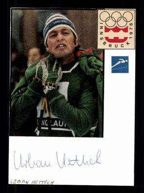 Urban Hettich Original Signiert Nordische Kombination+ A 230325