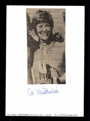 Evi Mittermaier Original Signiert Skialpine + A 230334
