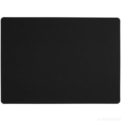 ASA Tischset soft leather optic, charcoal, schwarz, 78550076 1 St