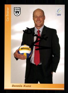 Dennis Kunz Autogrammkarte Original Signiert Volleyball + A 229680