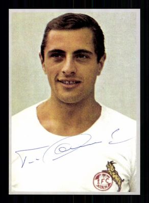 Toni Schumacher Autogrammkarte 1 FC Köln Spieler 60er Jahre Original Signiert