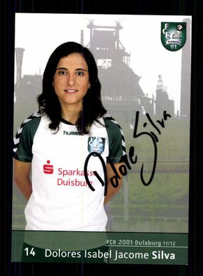 Dolores Isabel Jacome Silva FCR Duisburg 2011-12 Original Signiert + A 229748