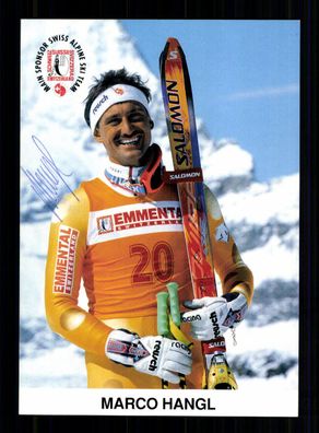 Marco Hangl Autogrammkarte Original Signiert Ski Alpine + A 229772