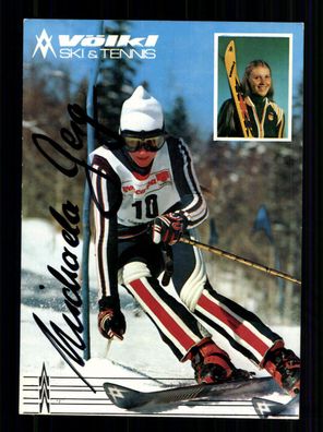 Michaela Gerg Autogrammkarte Original Signiert Ski Alpine + A 229774
