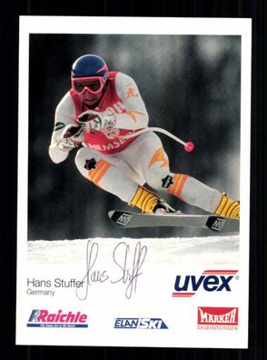 Hans Stuffer Autogrammkarte Original Signiert Ski Alpine + A 229784