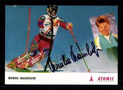 Monika Maierhofer Autogrammkarte Original Signiert Ski Alpine + A 229821