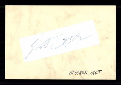 Scott Gessner Original Signiert Tennis + A 229836
