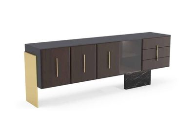 Modernes Sideboard Holz Kommoden Möbel Luxus Design TV Ständer neu