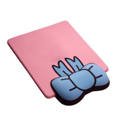 Mauspad mit Handgelenkstütze, Schmerzlinderung, ergonomische Maus, rosa