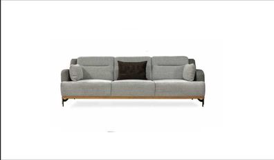 Sofa 3 Sitzer Design Sofas Polster Couchen Textil Relax Moderne 225cm
