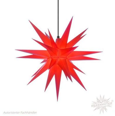 Herrnhuter Stern, Super-SET Stern + Kabel, Außen, 70cm, Rot, Adventsstern