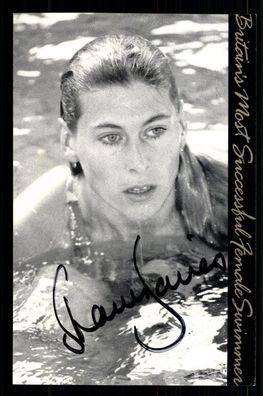 Sharron Davies 2. Olympia 1980 Schwimmen Original Signiert + G 39693