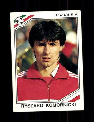 Ryszard Komornicki Polen Panini Sammelbild Mexico 1986 OU + A 230205