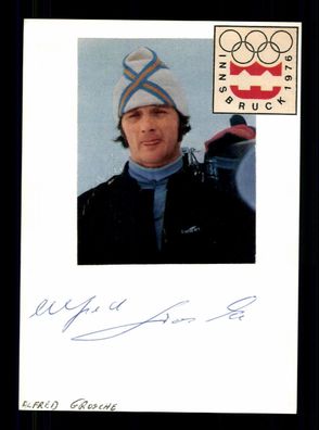 Alfred Grosche Original Signiert Skispringer + A 230323