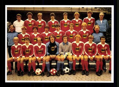 Fortuna Düsseldorf Mannschaftskarte 1978-79