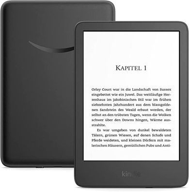 Amazon Kindle (2022) eReader 16GB mit Spezialangeboten, E-Book Reader - Schwarz