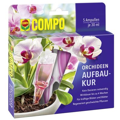 COMPO Orchideen-Aufbaukur - 5 Ampullen á 30 ml