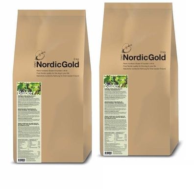 Uniq Nordic Gold Balder -Sparpaket 2x10kg - Hundetrockenfutter - Allergie- u. Fellpr.