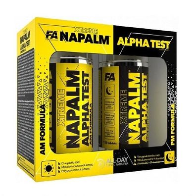 NAPALM ALFA TEST 2x120 Tabs. AM/ PM Formular