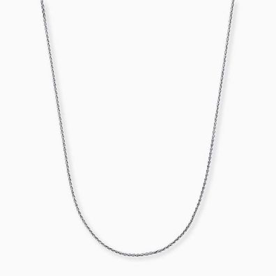 Halskette 48 cm - Sterlingsilber - Zopfkette