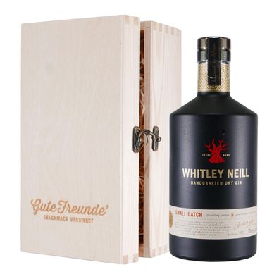 Whitley Neill Handcrafted Dry Gin mit Geschenk-HK