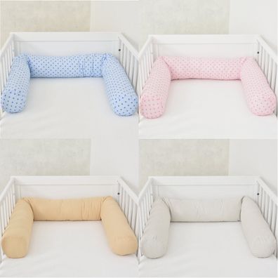 Baby Bettschlange Schlange für Kinderbett 180cm in verschiedenen Designs