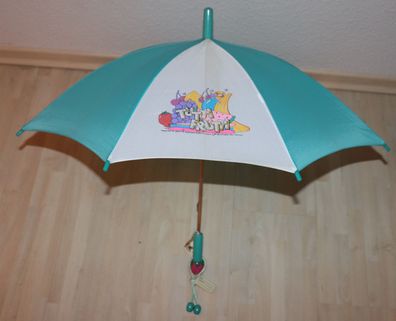 Regenschirm für Kinder / Mädchen, Junge grün mit Aufdruck Tutti Frutti Ø ca. 70 cm
