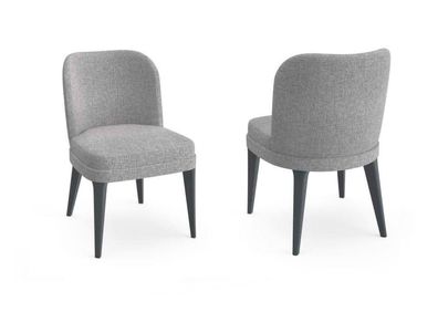 Esszimmerstuhl Luxus Modern Stühle Textil Design Stuhl Möbel Lehnstuhl