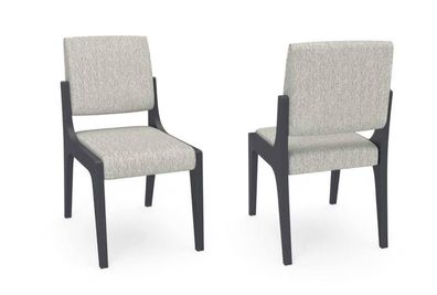 Grau Stuhl Esszimmer Luxus Möbel Design Elegantes Stühle Modern Holz Neu