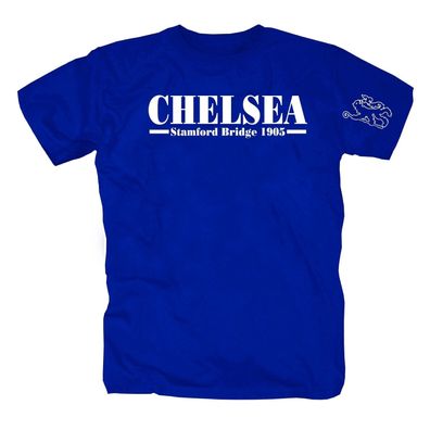 Chelsea Stamford Bridge 1905 London England Fussball Fans FC T-Shirt S-3XL blau