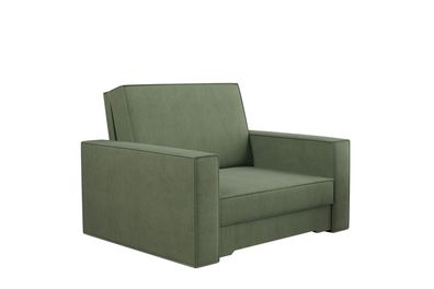 Klassisches Sofa mit schlaffunktion und bettkasten, Schlafsofa, Sofa - Americano Grün