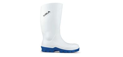 SIKA Footwear White PU Non Safety SRC Stiefel 903601