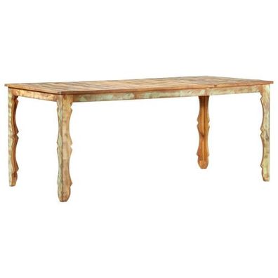 Esstisch Speisetisch Esszimmertisch 180 X 90 X 76 Cm Recyceltes Massivholz